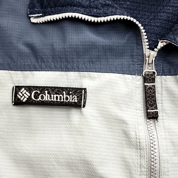 Columbia Women Vintage Packable Convertible Lightweight Jacket Vest Blue Size M - Picture 11 of 16